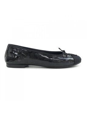 Chanel Flat Shoes Black 36
